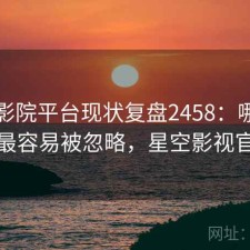 星空影院平台现状复盘2458：哪些问题最容易被忽略，星空影视官方