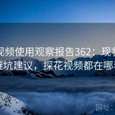 探花视频使用观察报告362：现状分析与避坑建议，探花视频都在哪看的