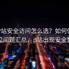 正规P站安全访问怎么选？如何使用与常见问题汇总，p站出现安全警告