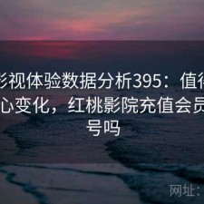红桃影视体验数据分析395：值得关注的核心变化，红桃影院充值会员会盗号吗