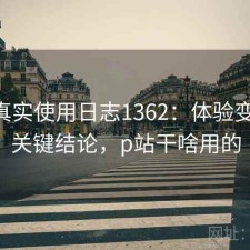 P站真实使用日志1362：体验变化与关键结论，p站干啥用的