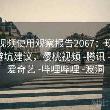 樱桃视频使用观察报告2067：现状分析与避坑建议，樱桃视频 -腾讯 -快看 -爱奇艺 -哔哩哔哩 -波洞