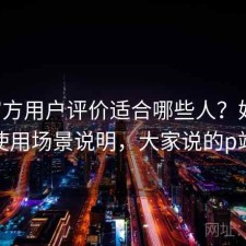 P站官方用户评价适合哪些人？好不好用与使用场景说明，大家说的p站是啥