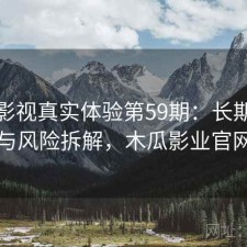 木瓜影视真实体验第59期：长期表现与风险拆解，木瓜影业官网