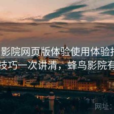 蜂鸟影院网页版体验使用体验报告：使用技巧一次讲清，蜂鸟影院有毒吗