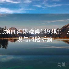 蜜桃视频真实体验第1493期：长期表现与风险拆解