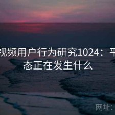 蜜桃视频用户行为研究1024：平台生态正在发生什么