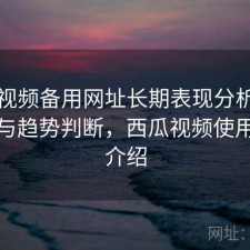 西瓜视频备用网址长期表现分析：怎么选与趋势判断，西瓜视频使用功能介绍