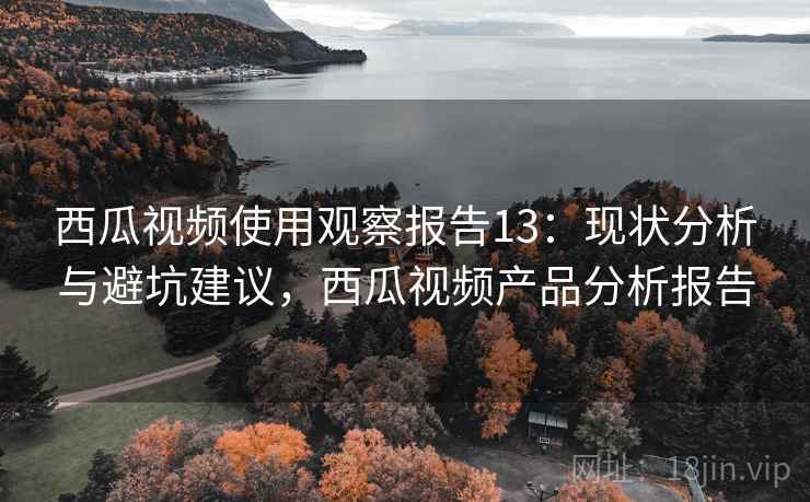 西瓜视频使用观察报告13：现状分析与避坑建议，西瓜视频产品分析报告  第2张