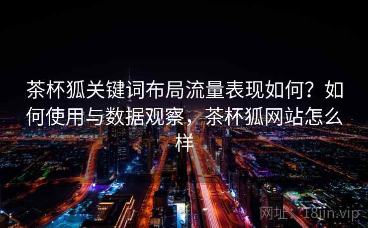 茶杯狐关键词布局流量表现如何？如何使用与数据观察，茶杯狐网站怎么样  第1张