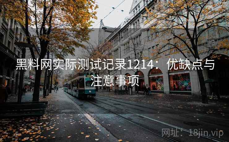 黑料网实际测试记录1214：优缺点与注意事项  第1张
