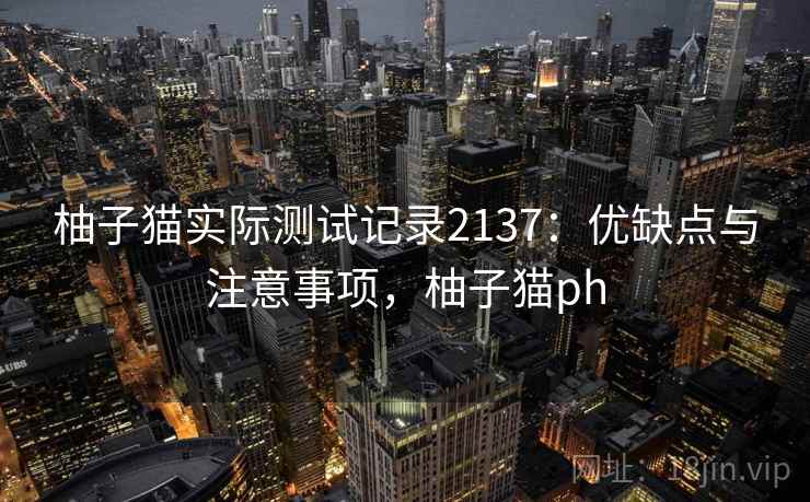 柚子猫实际测试记录2137：优缺点与注意事项，柚子猫ph  第2张