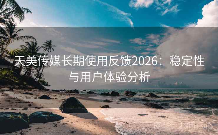 天美传媒长期使用反馈2026：稳定性与用户体验分析  第2张