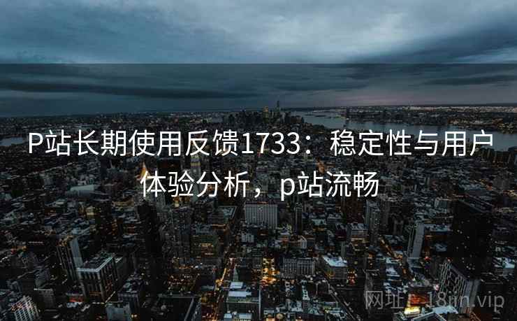 P站长期使用反馈1733：稳定性与用户体验分析，p站流畅  第2张