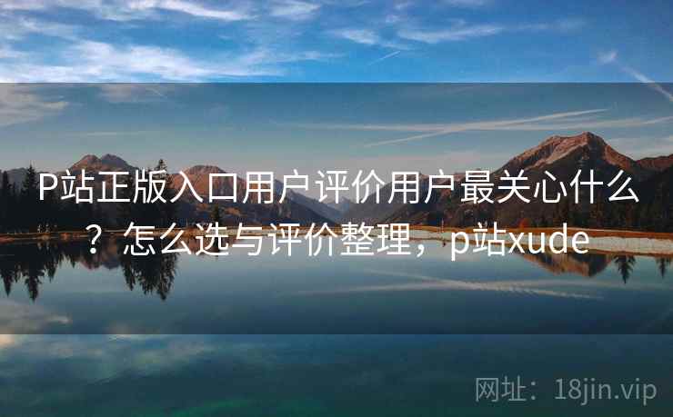 P站正版入口用户评价用户最关心什么?怎么选与评价整理,p站xude 第2张 P站正版入口用户评价用户最关心什么?怎么选与评价整理,p站xude 第2张